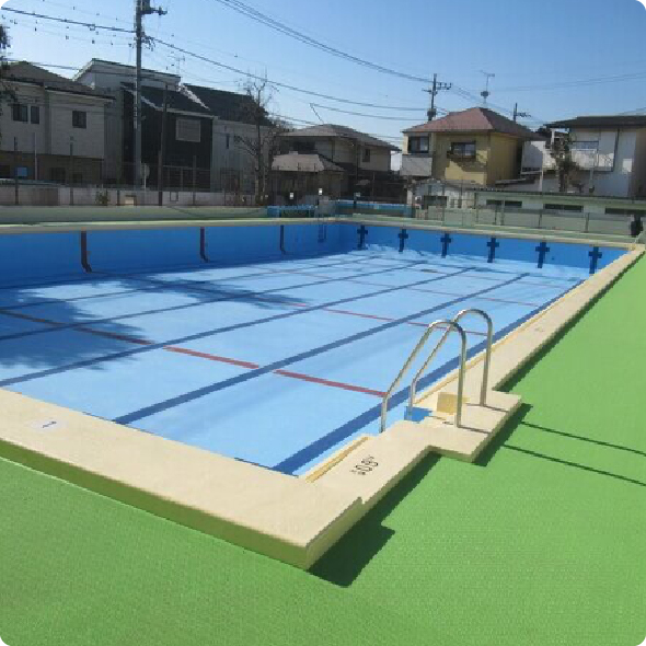 三鷹市小学校プール改修工事